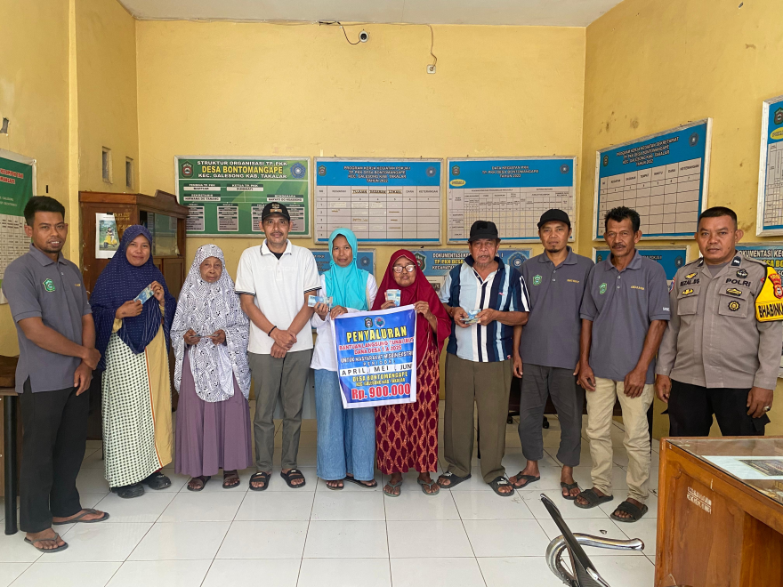 Penyaluran Bantuan Langsung Tunai (BLT) Desa Bontomangape